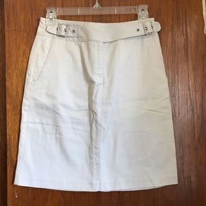 Ann Taylor Loft khaki pencil shirt